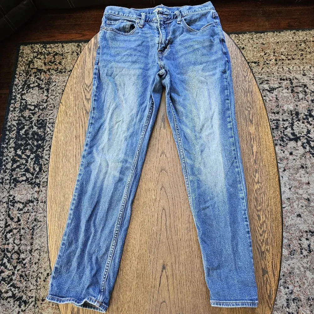 Old Navy Straight Built In Tough Built In Flex Medium Wash Jeans Size Men 32x30